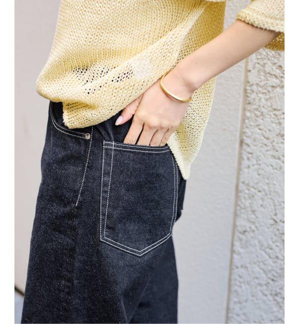 FRAMeWORK「ルーズストレートデニムパンツ」|デニム|