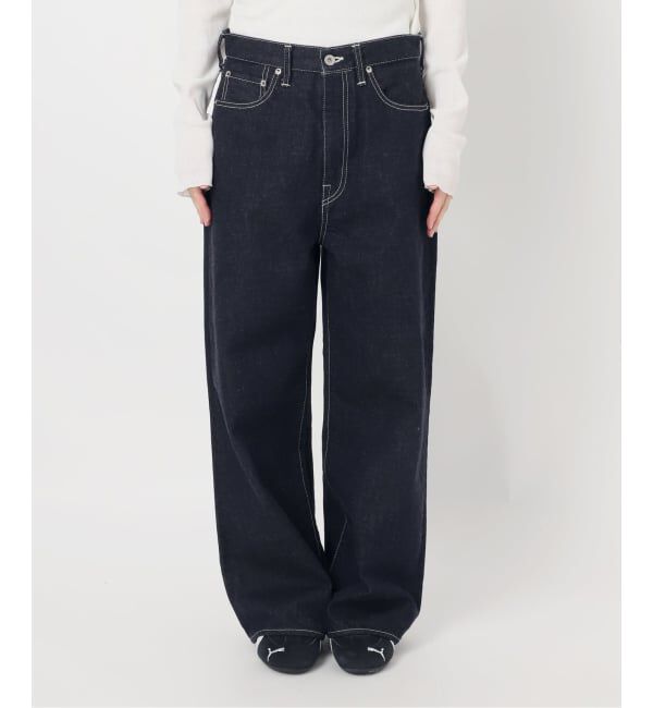 FRAMeWORK「ルーズストレートデニムパンツ」|デニム|