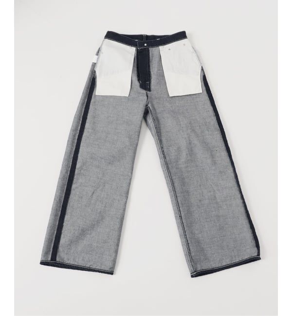 FRAMeWORK「ルーズストレートデニムパンツ」|デニム|