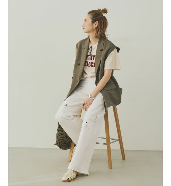 Spick and Span「AUTHEN / オーセン LAUREL WIDE CL」|デニム|