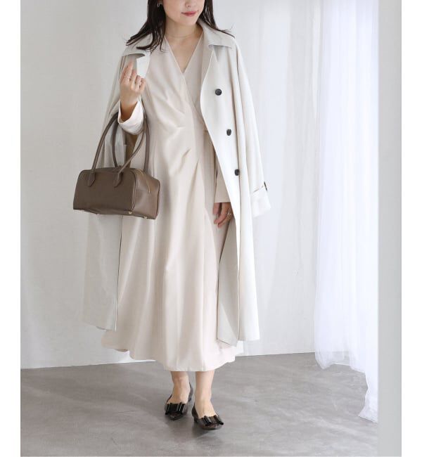  「【洗える】カシュクールワンピース」|ワンピース|