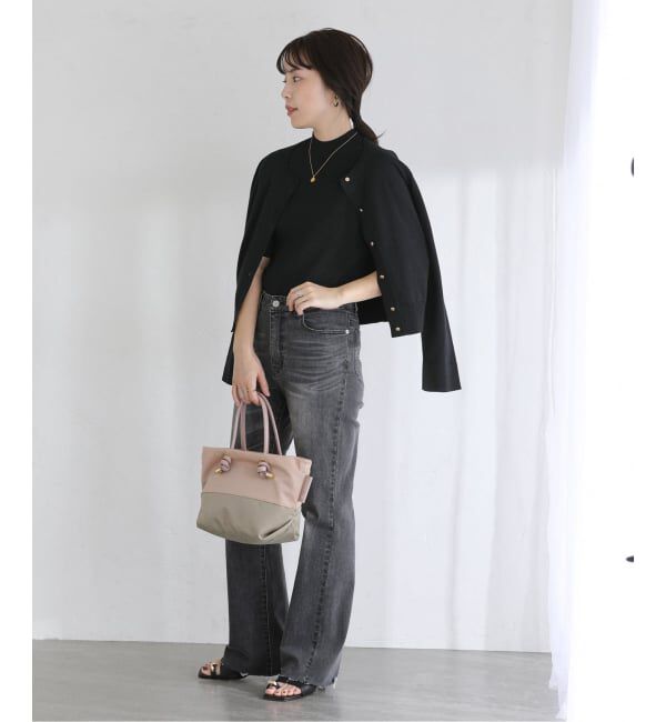  「【洗える】ウォッシャブルコットン混アンサンブル」|ニット・セーター|