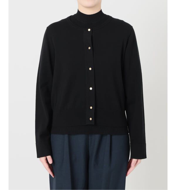  「【洗える】ウォッシャブルコットン混アンサンブル」|ニット・セーター|