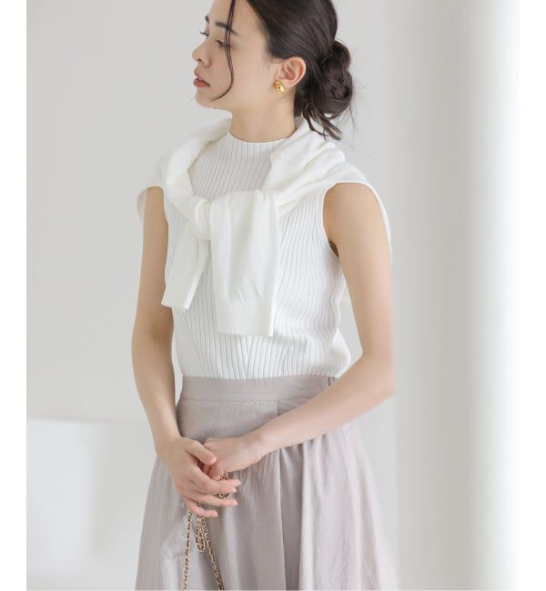  「【洗える】シアーカーデアンサンブル」|ニット・セーター|