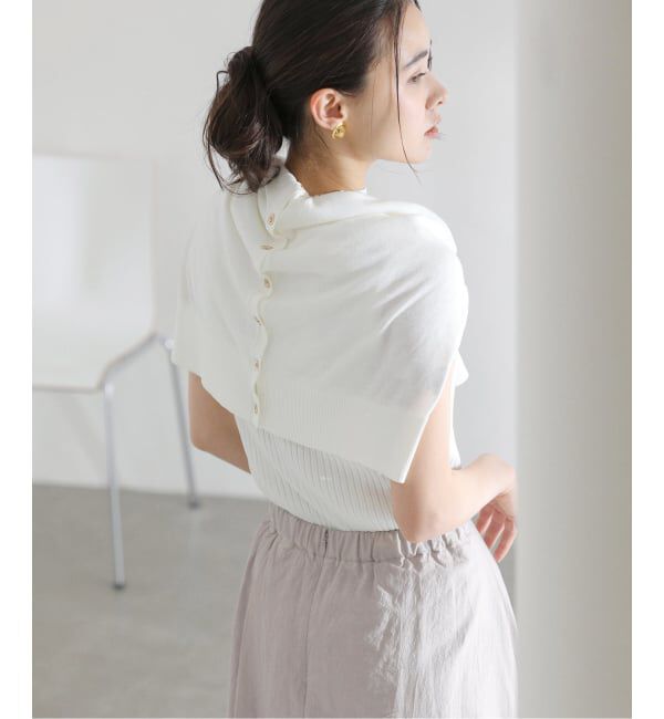  「【洗える】シアーカーデアンサンブル」|ニット・セーター|