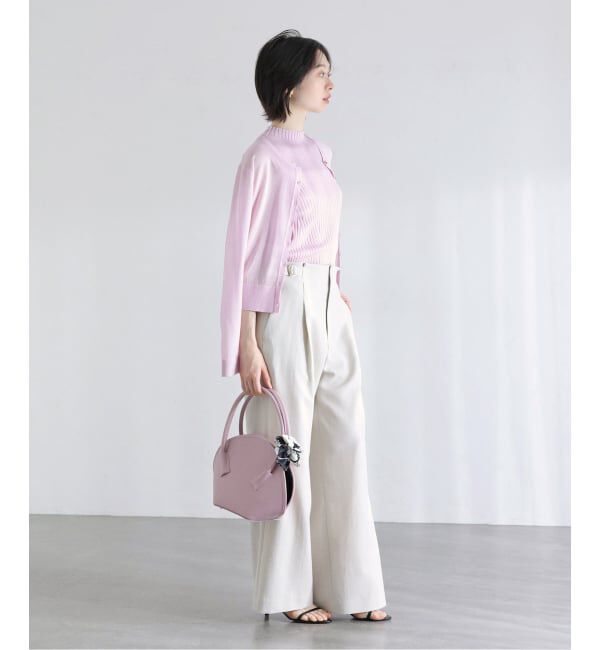  「【洗える】シアーカーデアンサンブル」|ニット・セーター|