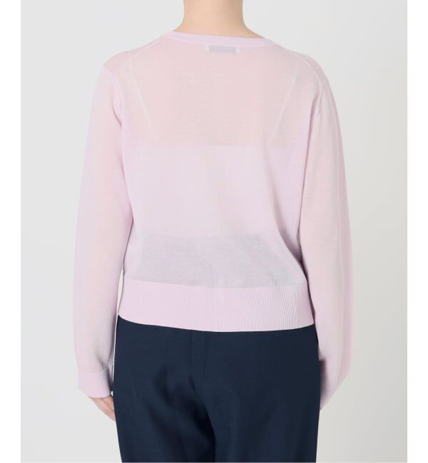  「【洗える】シアーカーデアンサンブル」|ニット・セーター|