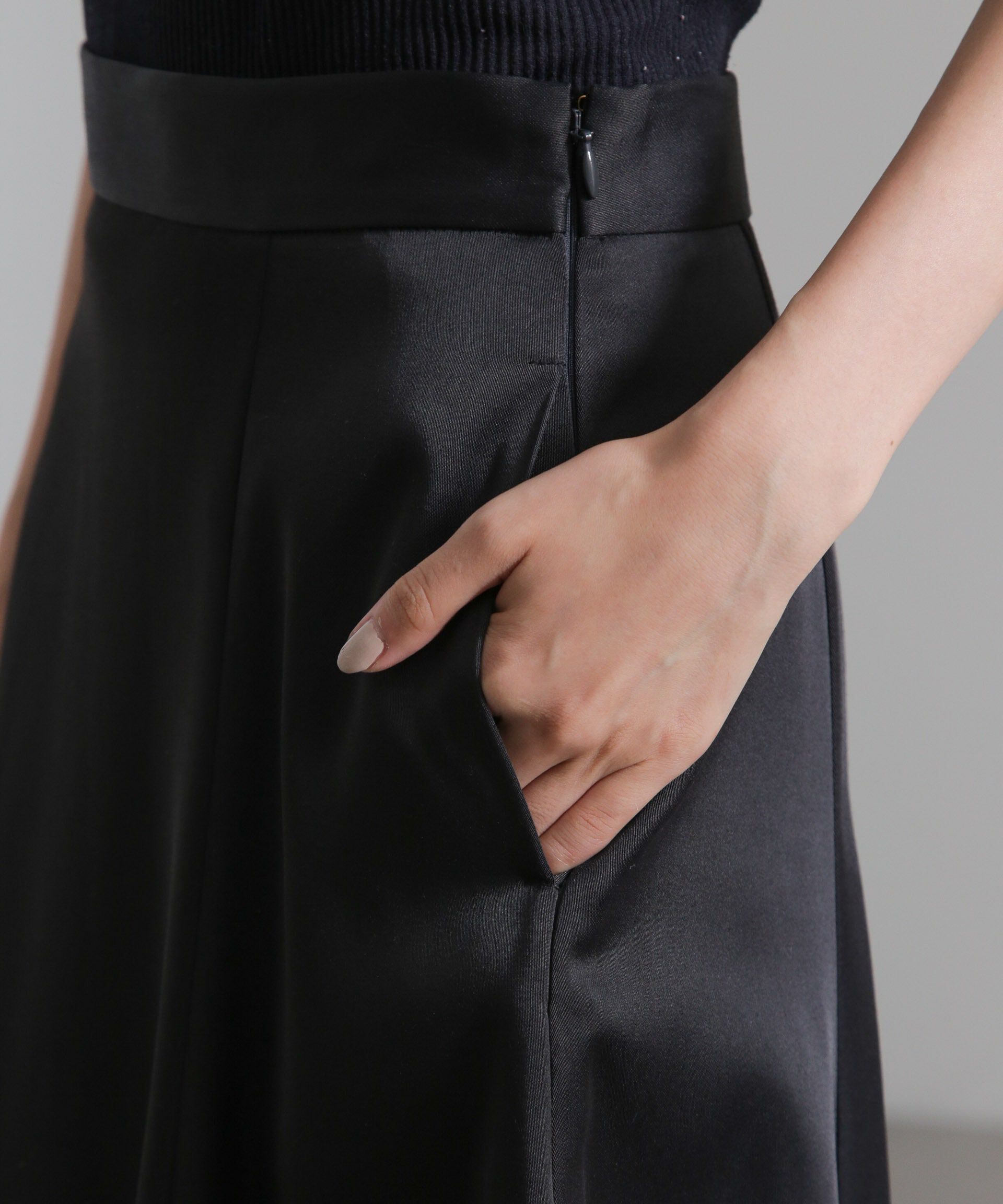 nano･universe「パネルラインバルーンスカート」|スカート|