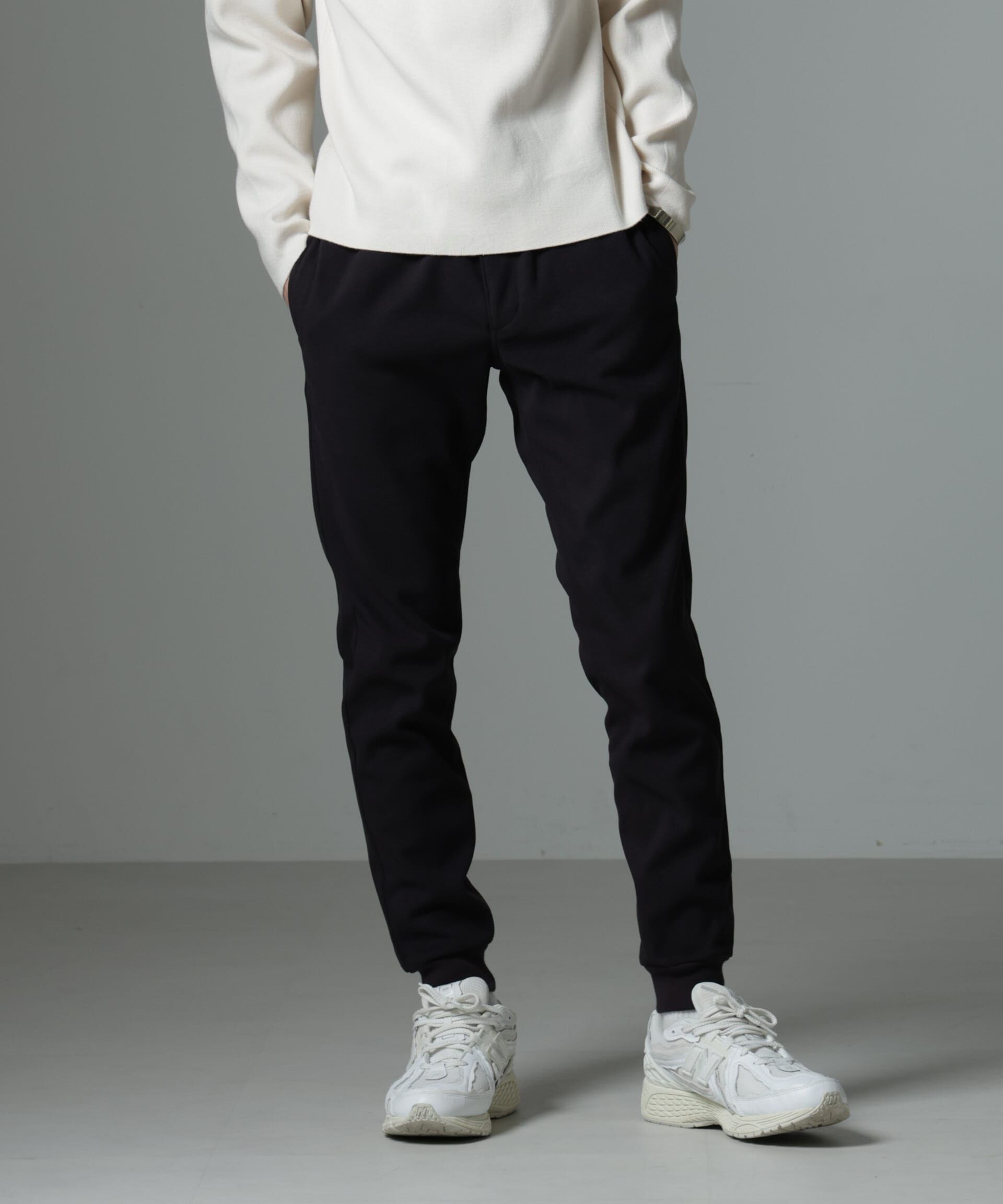 nano･universe「「MC」coveross(R)TECH WARM 裏起毛ツイル ジョガーパンツ」|チノ|