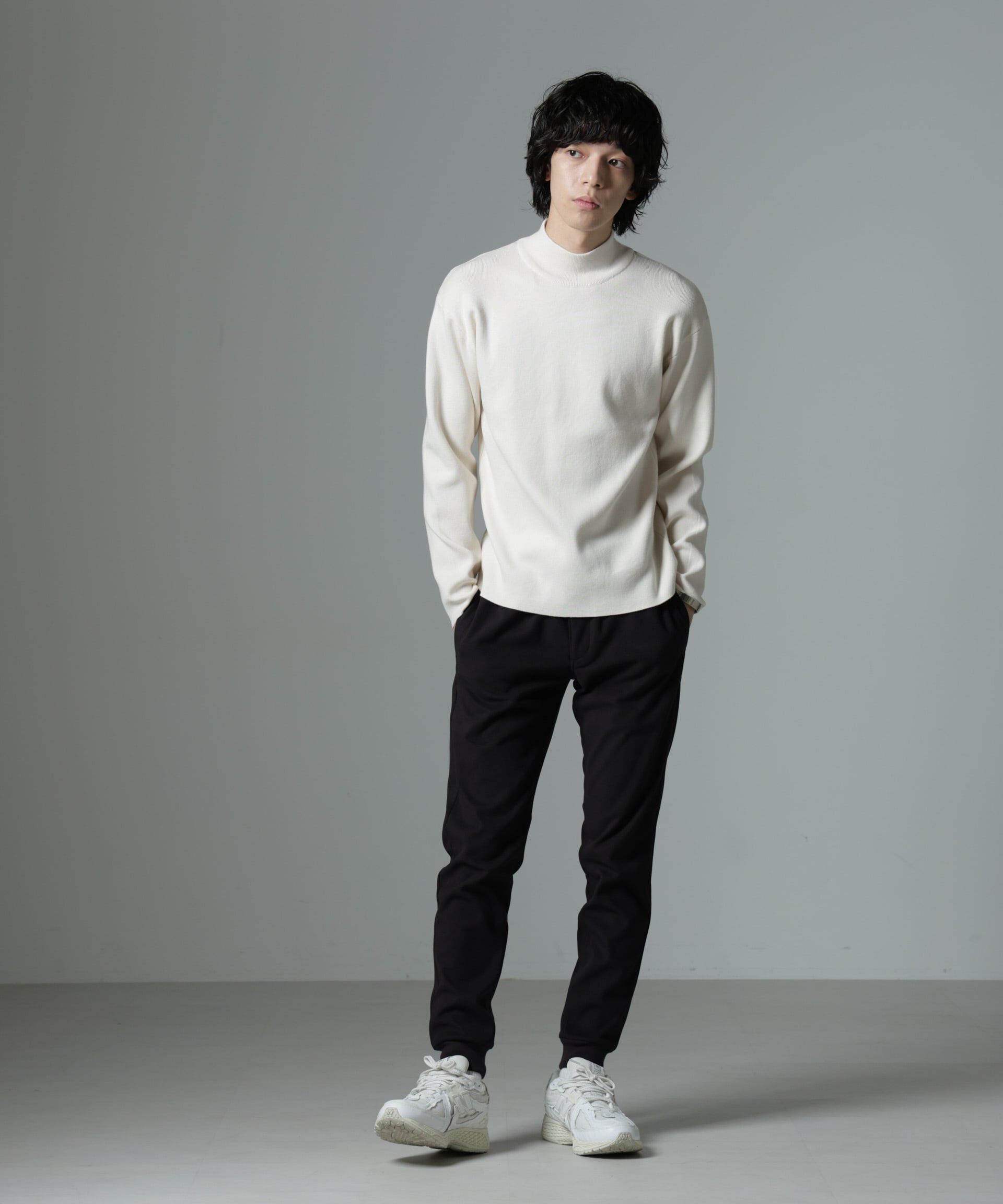 nano･universe「「MC」coveross(R)TECH WARM 裏起毛ツイル ジョガーパンツ」|チノ|