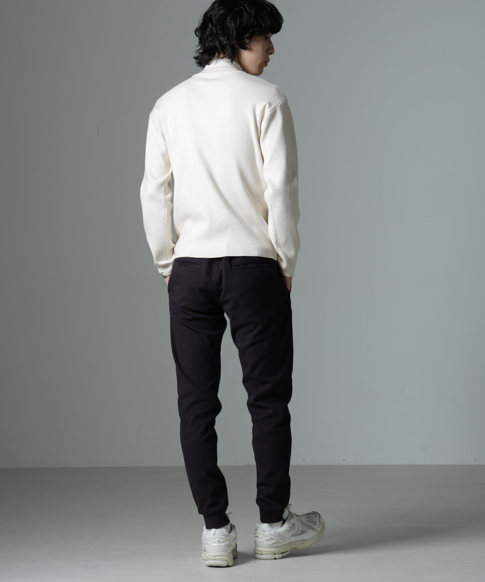 nano･universe「「MC」coveross(R)TECH WARM 裏起毛ツイル ジョガーパンツ」|チノ|