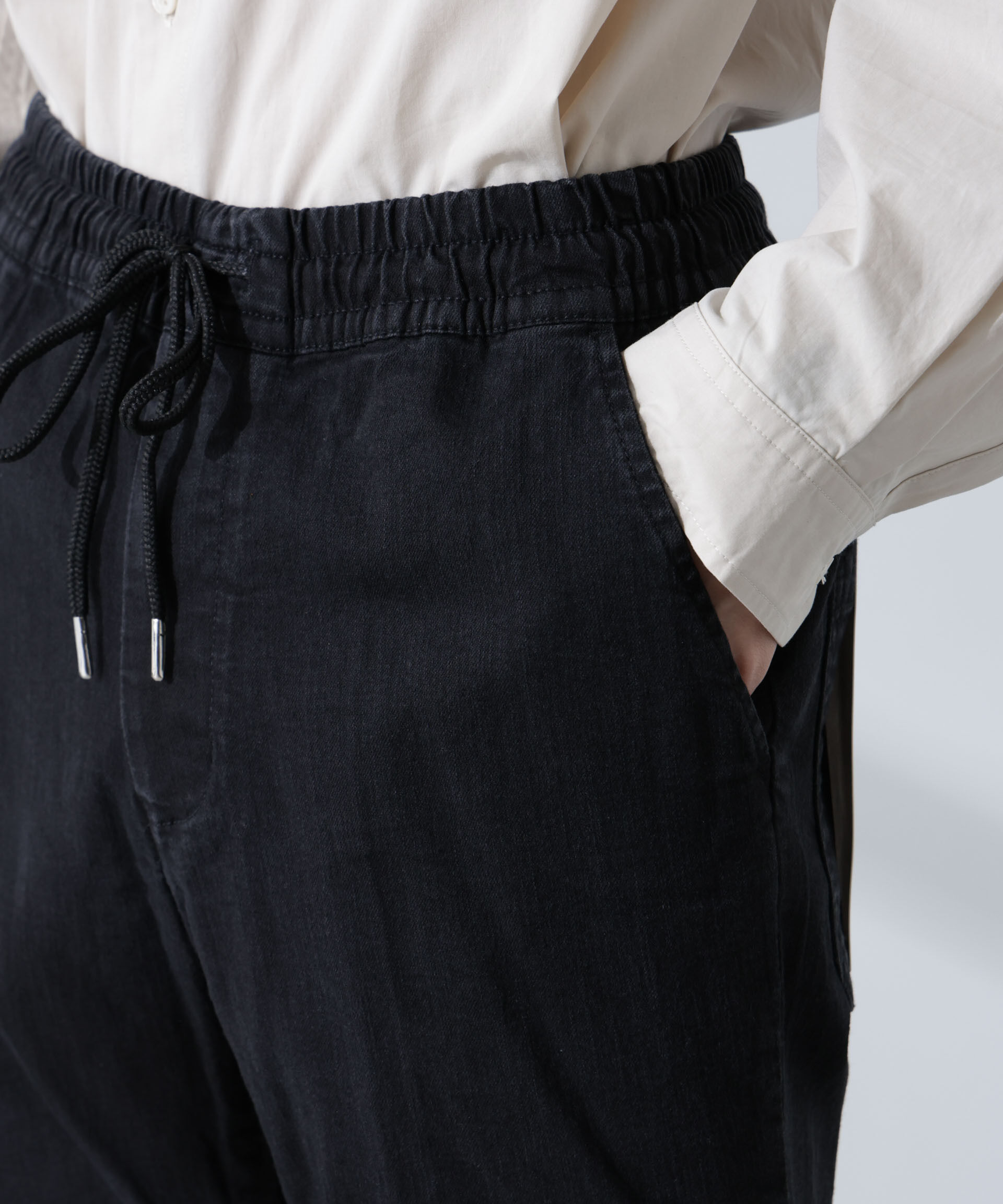 nano･universe「NORMANBROS別注 ストレッチイージーデニム」|チノ|