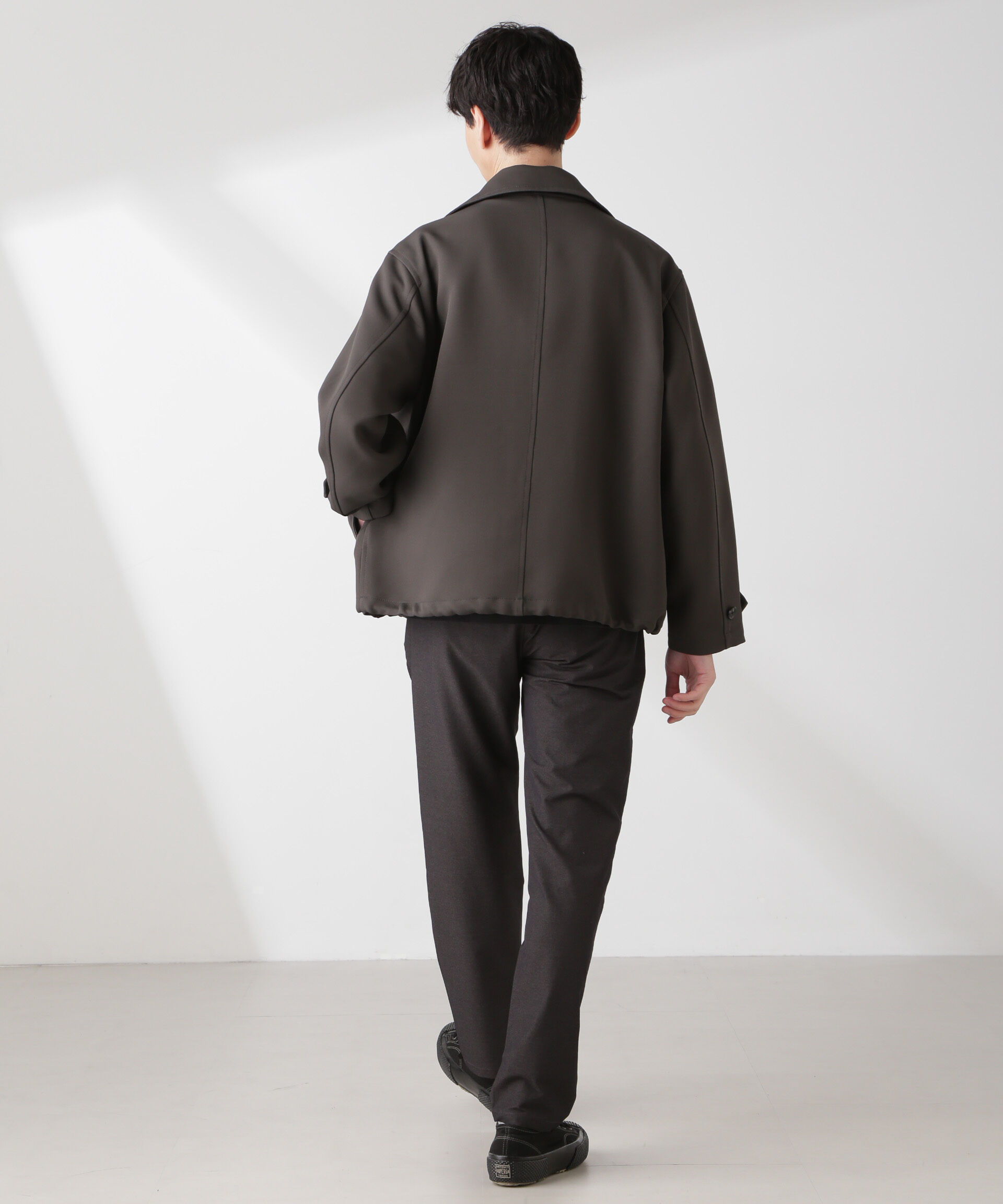 nano･universe「ハイストレッチスポーティーテーパードイージーパンツ」|チノ|