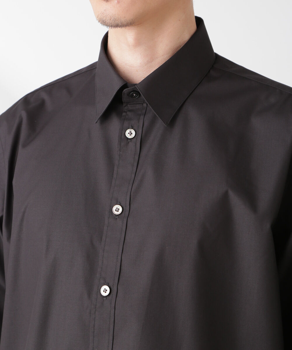 nano･universe「ESTENEIGE(R) レギュラーカラーシャツ 長袖/接触冷感」|シャツ・ブラウス|