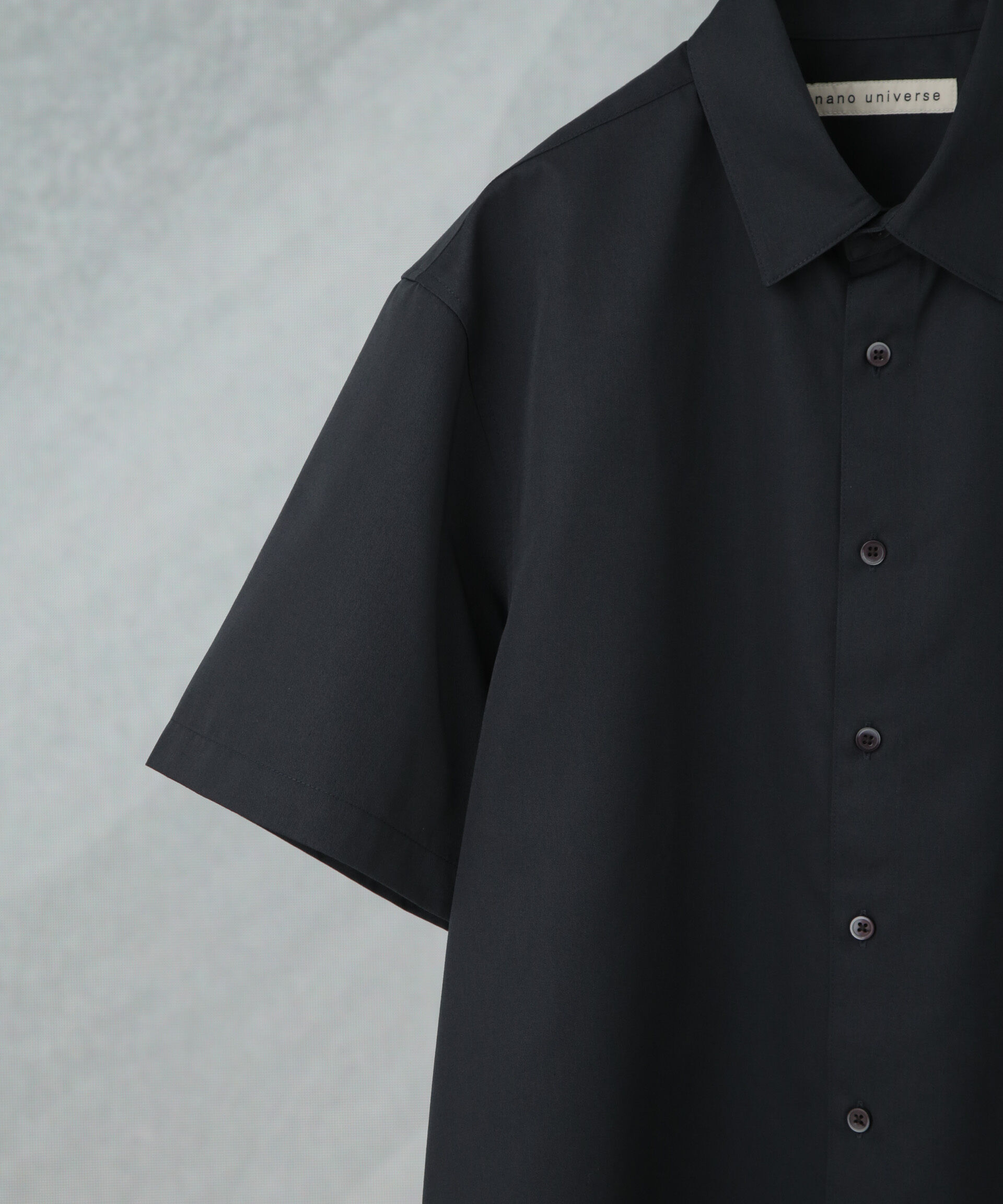 nano･universe「スタンダードレギュラーカラーシャツ/半袖」|シャツ・ブラウス|