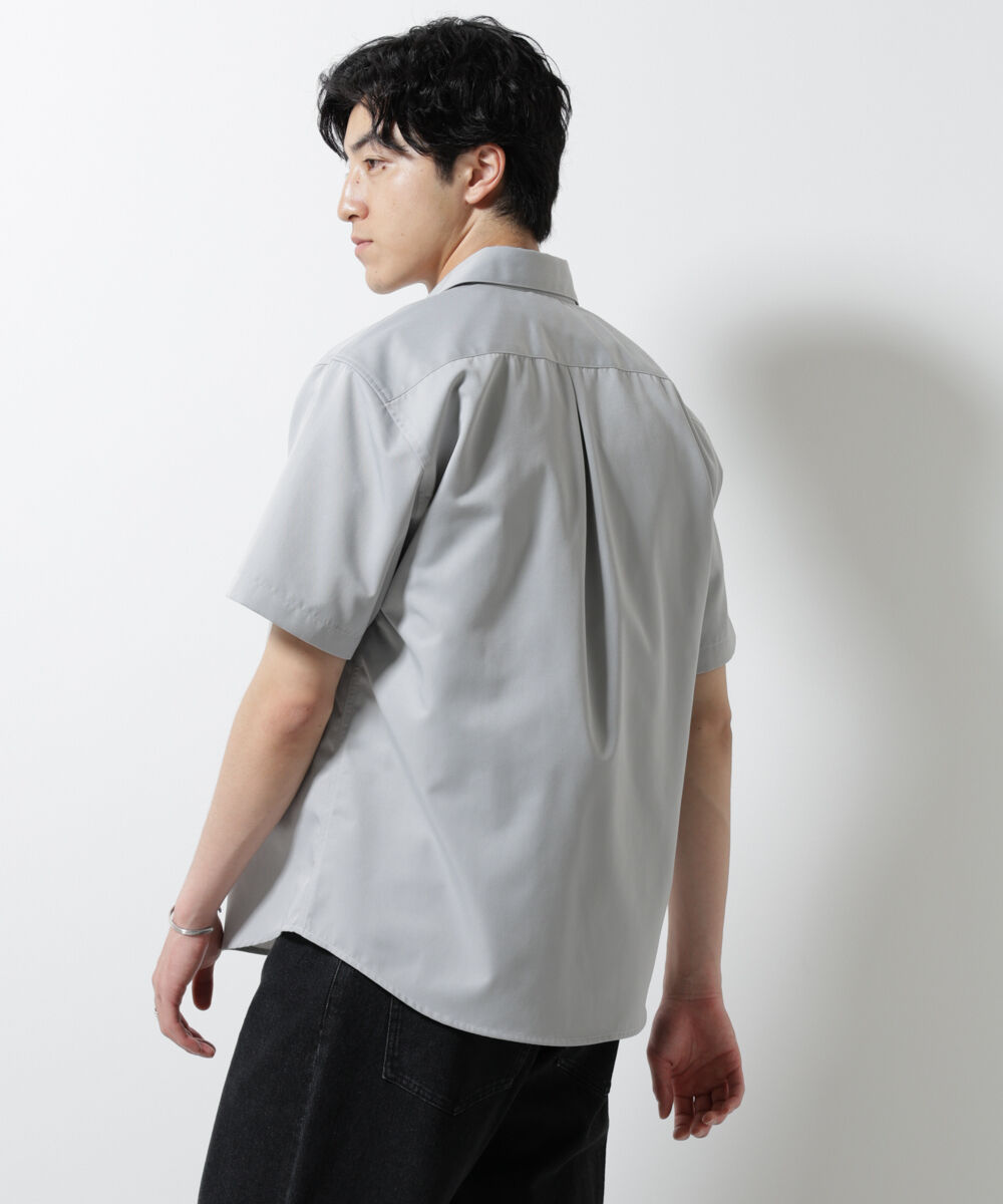 nano･universe「スタンダードレギュラーカラーシャツ/半袖」|シャツ・ブラウス|