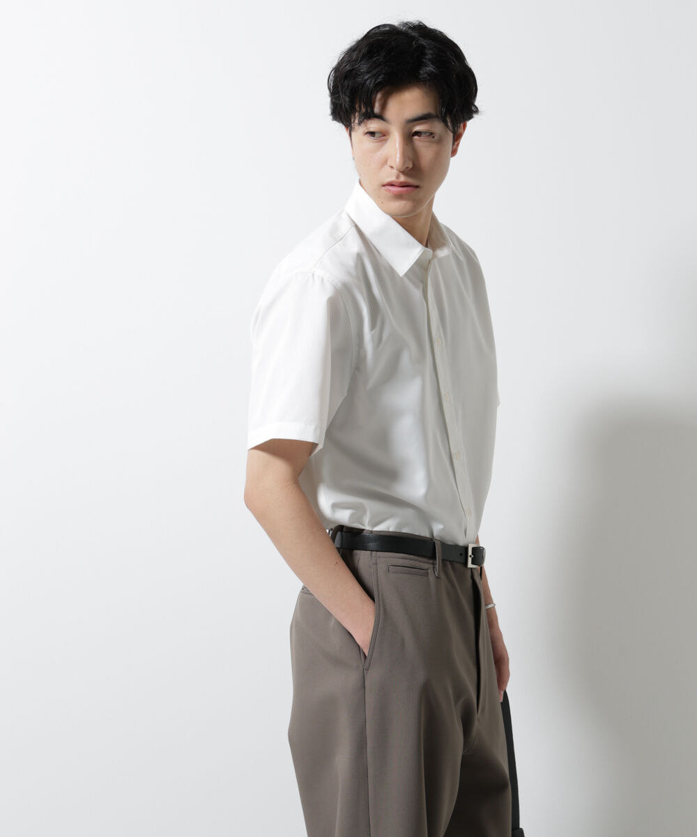 nano･universe「スタンダードレギュラーカラーシャツ/半袖」|シャツ・ブラウス|