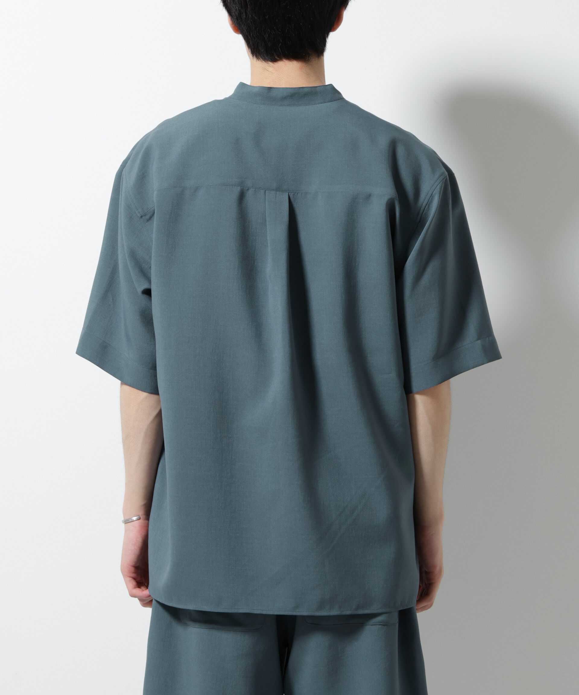 nano･universe「メランジドライプルオーバーシャツ（セットアップ可）」|シャツ・ブラウス|