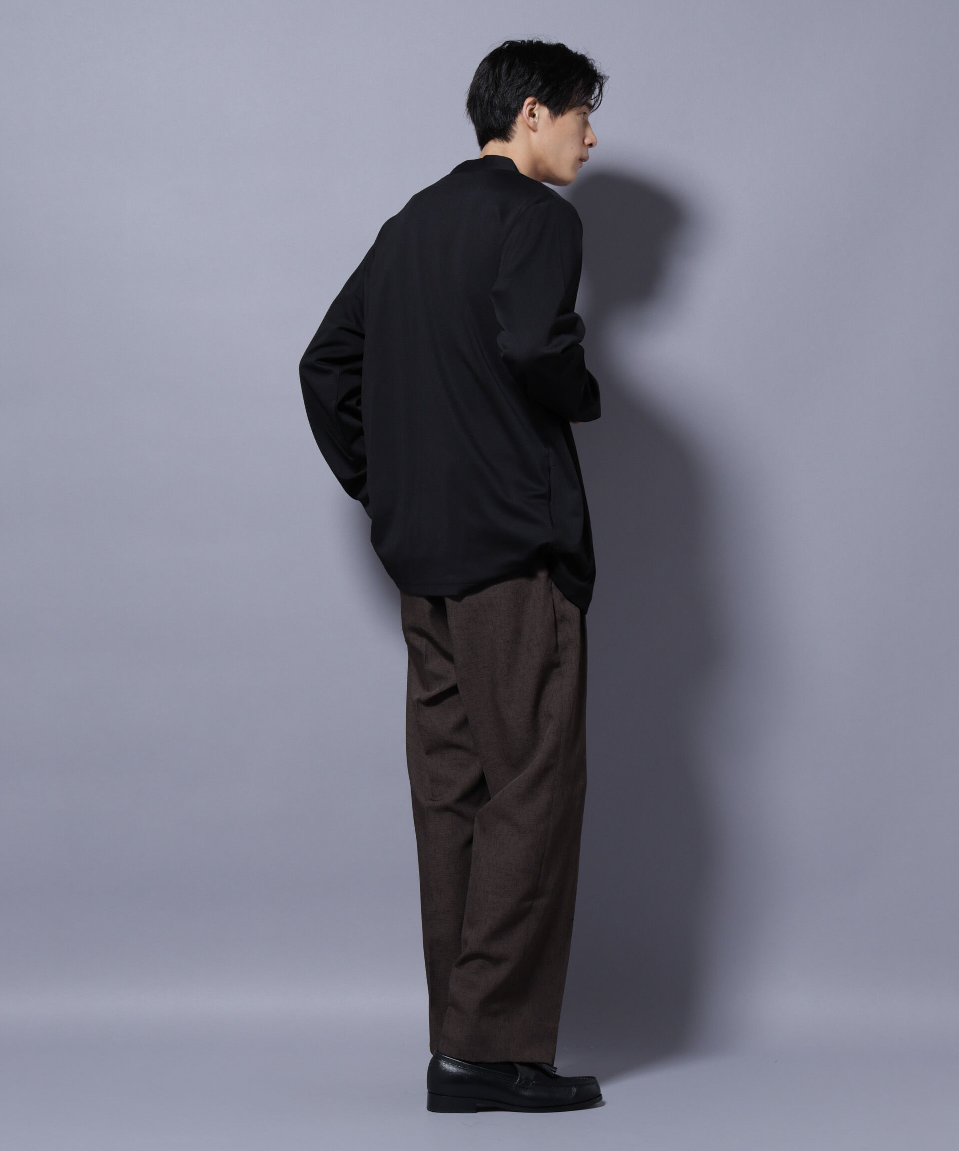 nano･universe「ダブルジャージー着流しカーディガン」|Tシャツ・カットソー|