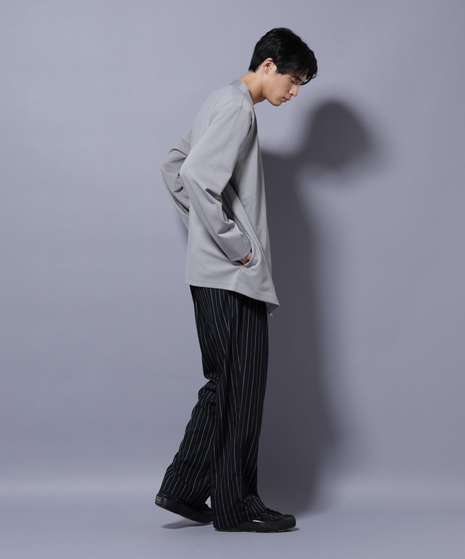 nano･universe「ダブルジャージー着流しカーディガン」|Tシャツ・カットソー|