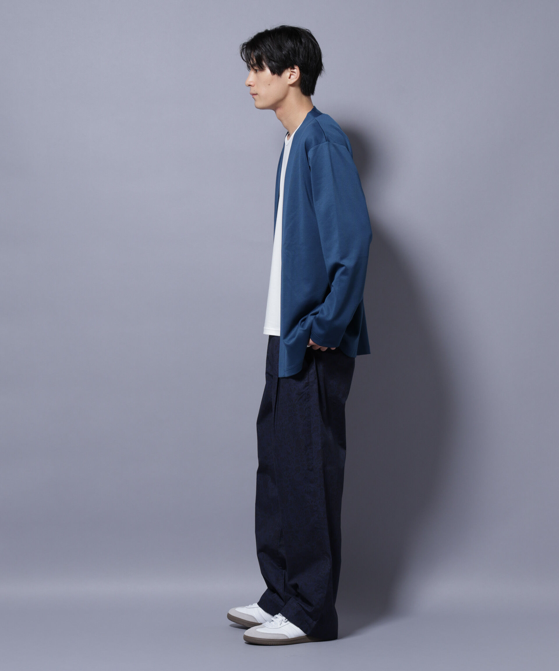 nano･universe「ダブルジャージー着流しカーディガン」|Tシャツ・カットソー|