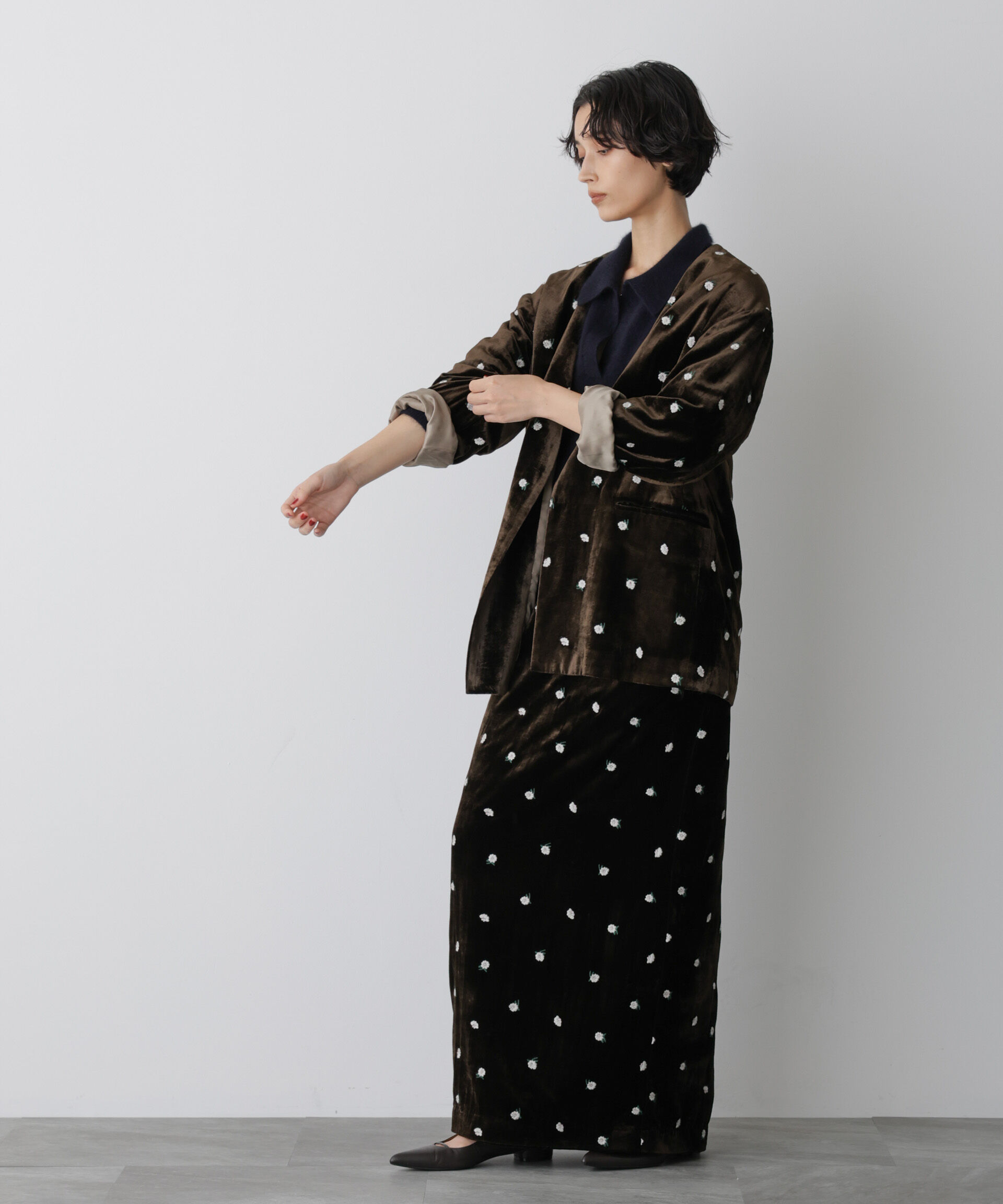  「「STEVELOUR」ベロアブルームジャケット(セットアップ可)」|その他|