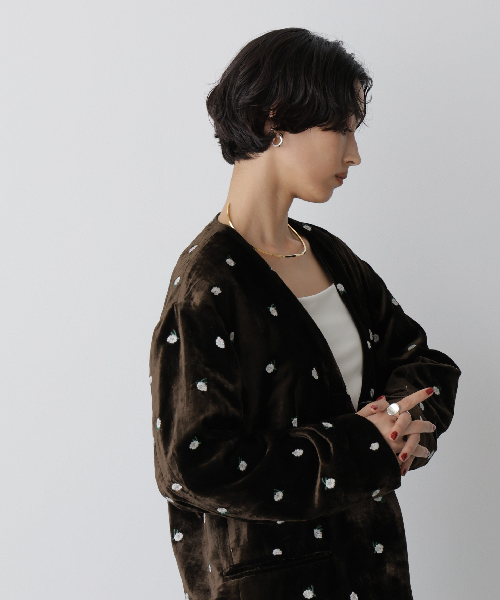  「「STEVELOUR」ベロアブルームジャケット(セットアップ可)」|その他|