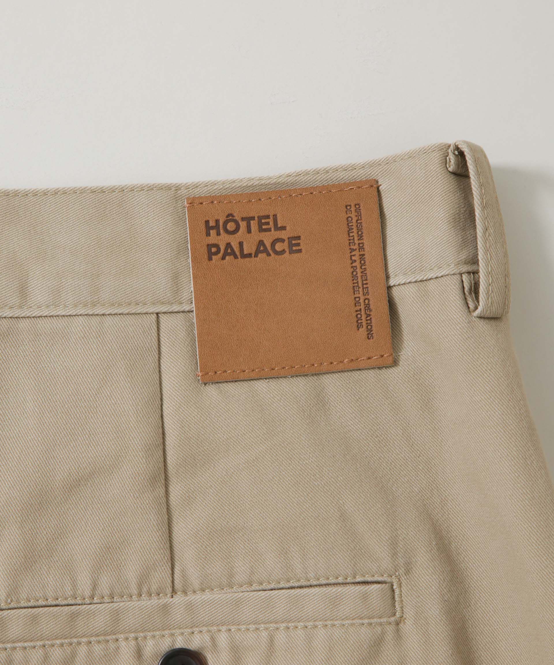 nano･universe「｢HOTEL PALACE｣ ワイドストレートチノパンツ」|チノ|