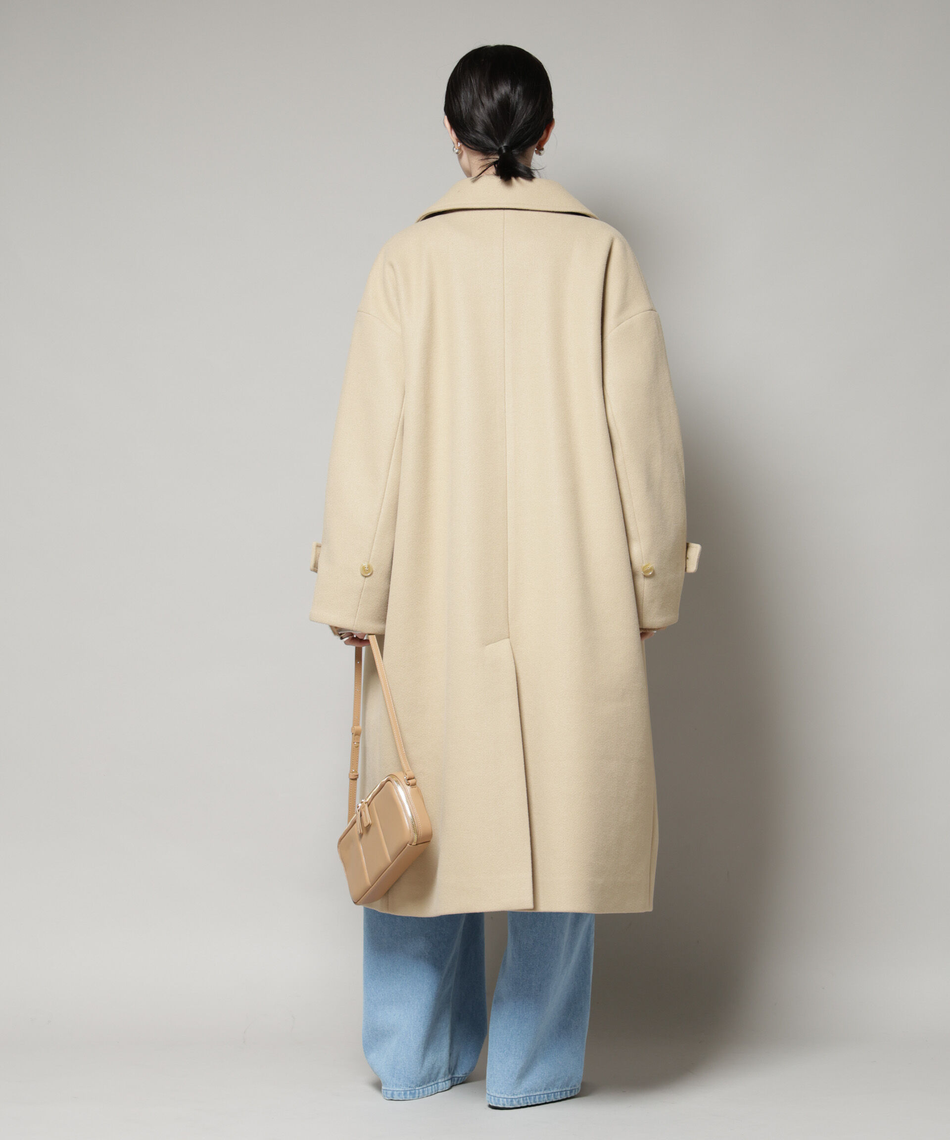 nano･universe「メルトンジャージーステンカラーコート」|その他|