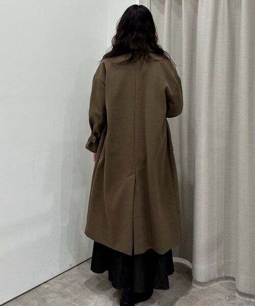 nano･universe「メルトンジャージーステンカラーコート」|その他|