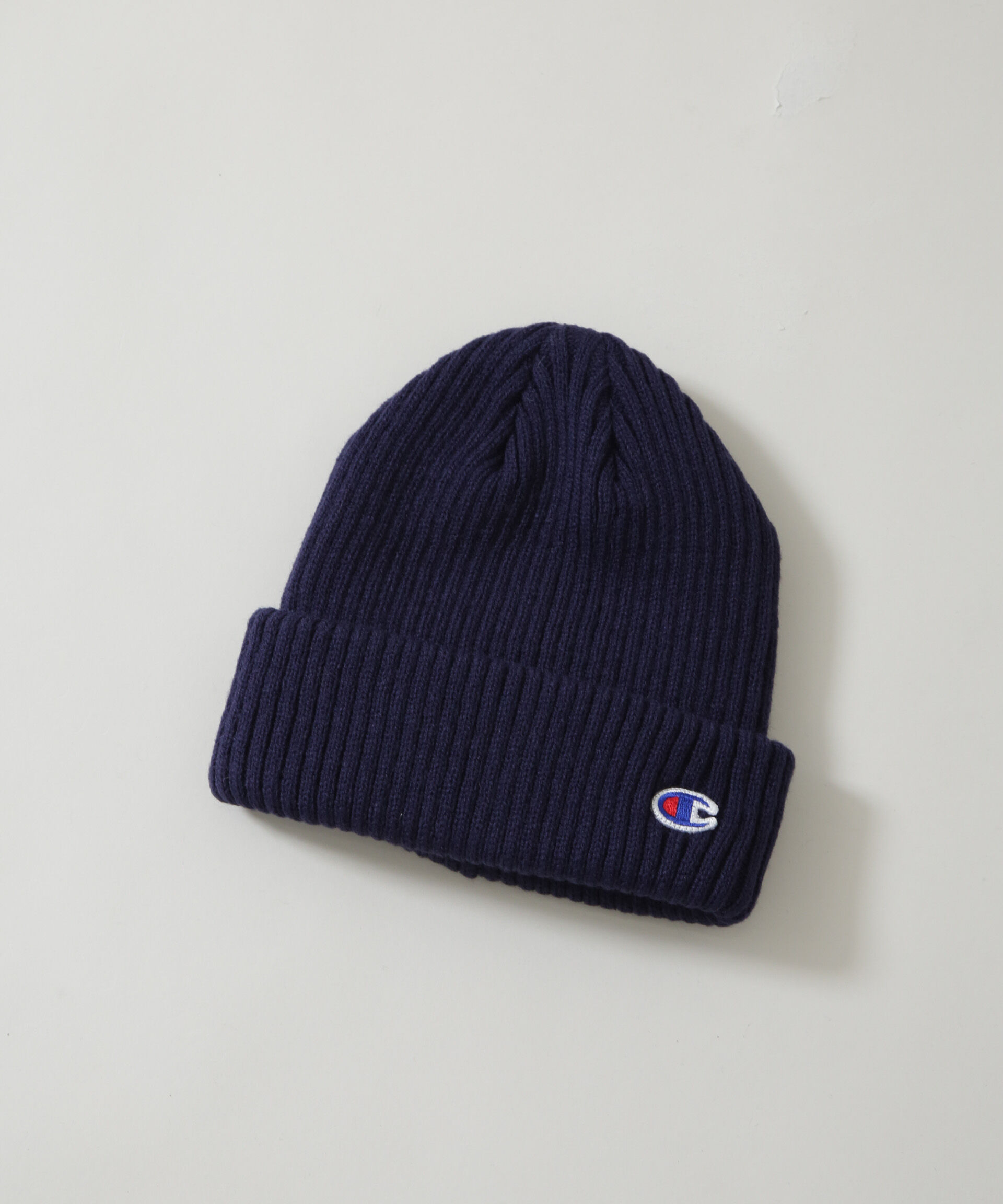 nano･universe「Champion/リブニットワッチ」|キャップ・キャスケット|ネイビー
