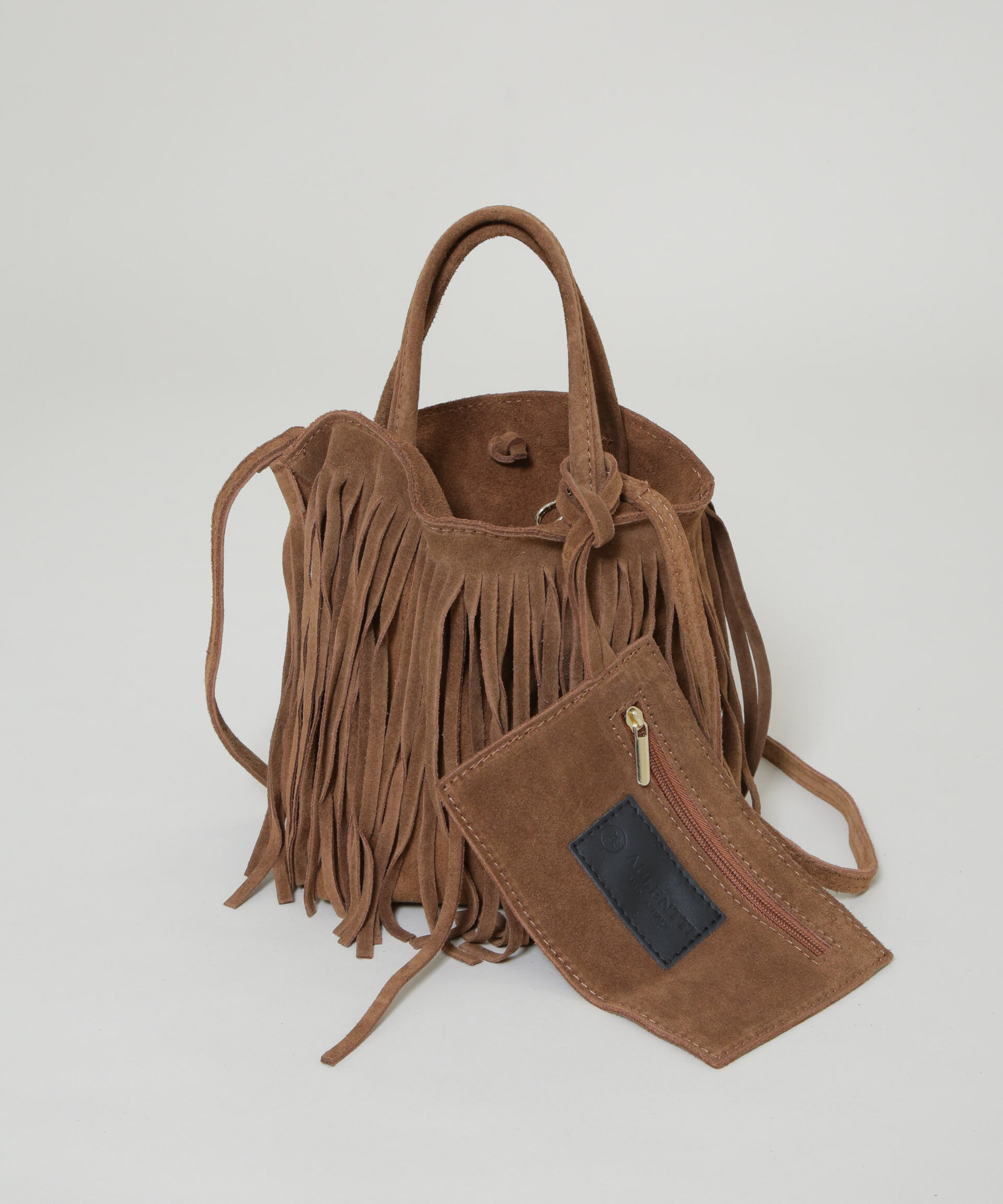 nano･universe「AULENTTI/スエードフリンジショルダーバッグ」|ショルダー・メッセンジャー|