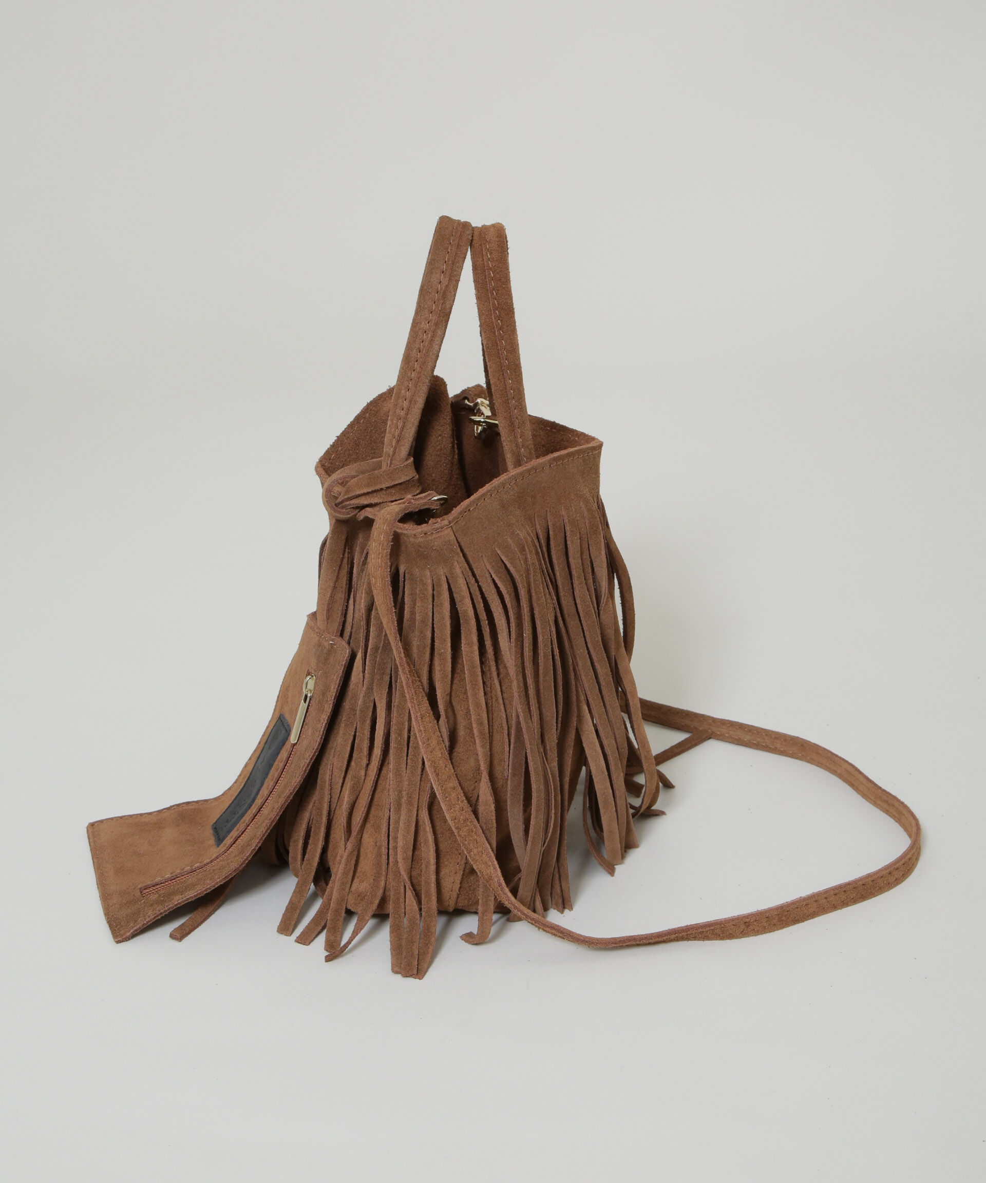 nano･universe「AULENTTI/スエードフリンジショルダーバッグ」|ショルダー・メッセンジャー|