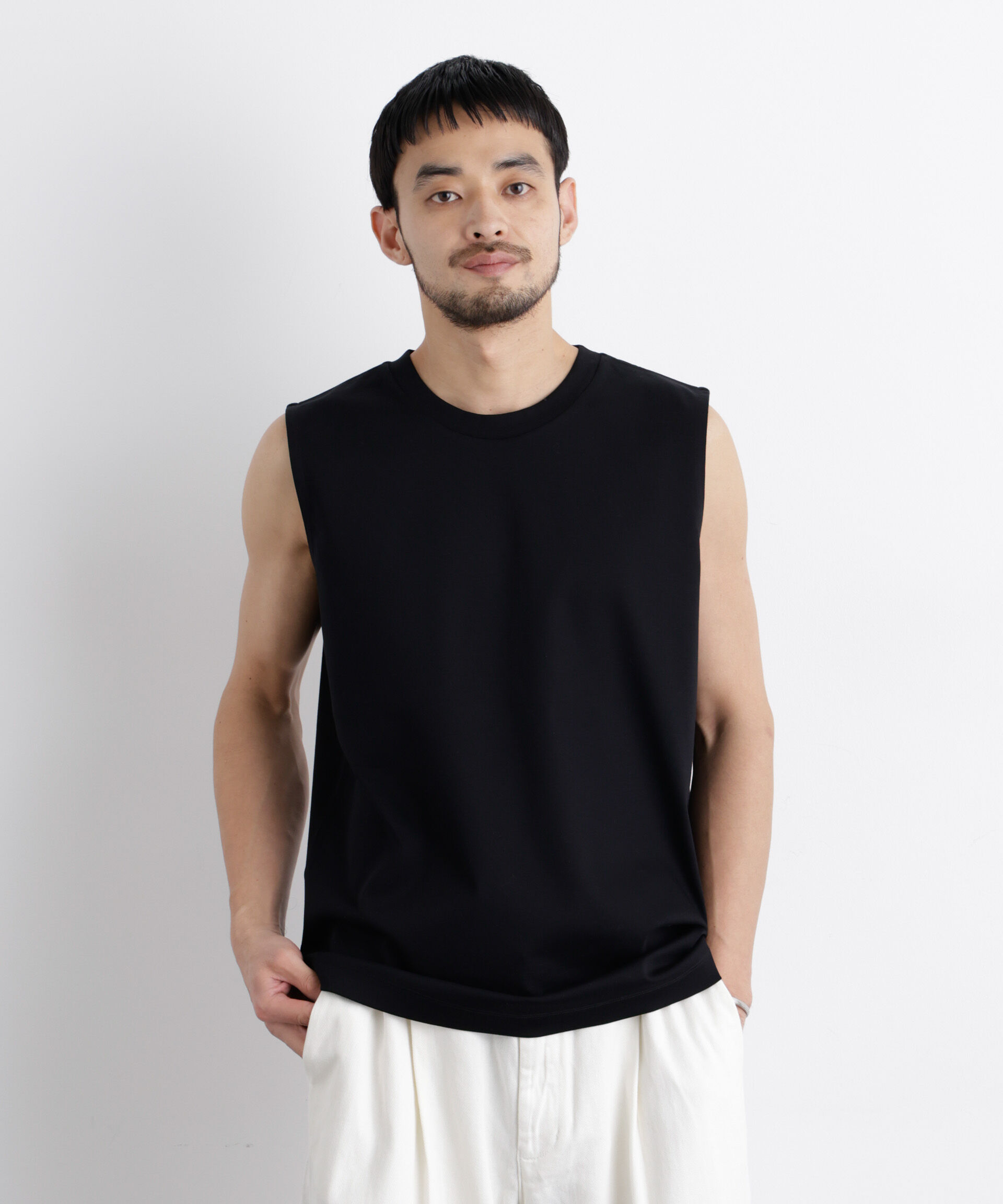 nano･universe「アンチスメル ノースリーブ Tシャツ」|Tシャツ・カットソー|