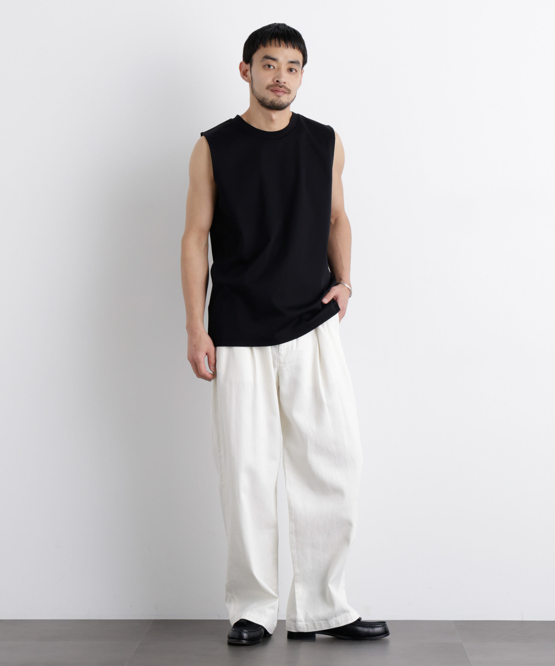 nano･universe「アンチスメル ノースリーブ Tシャツ」|Tシャツ・カットソー|