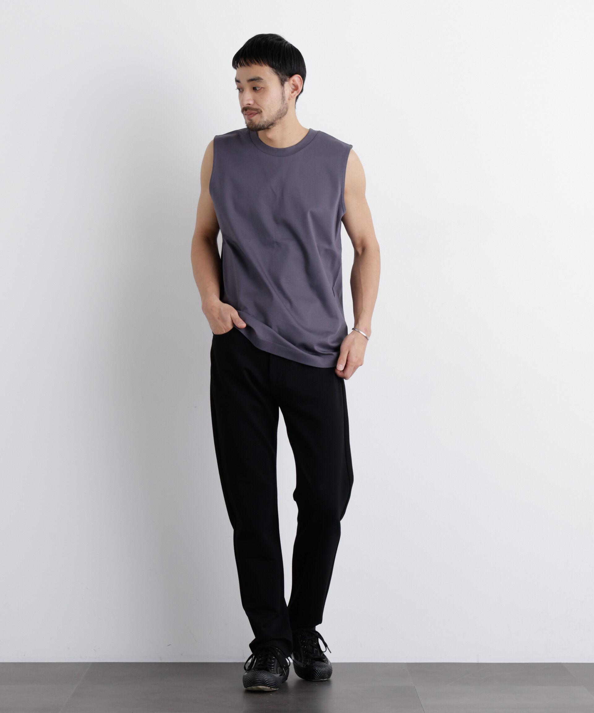 nano･universe「アンチスメル ノースリーブ Tシャツ」|Tシャツ・カットソー|