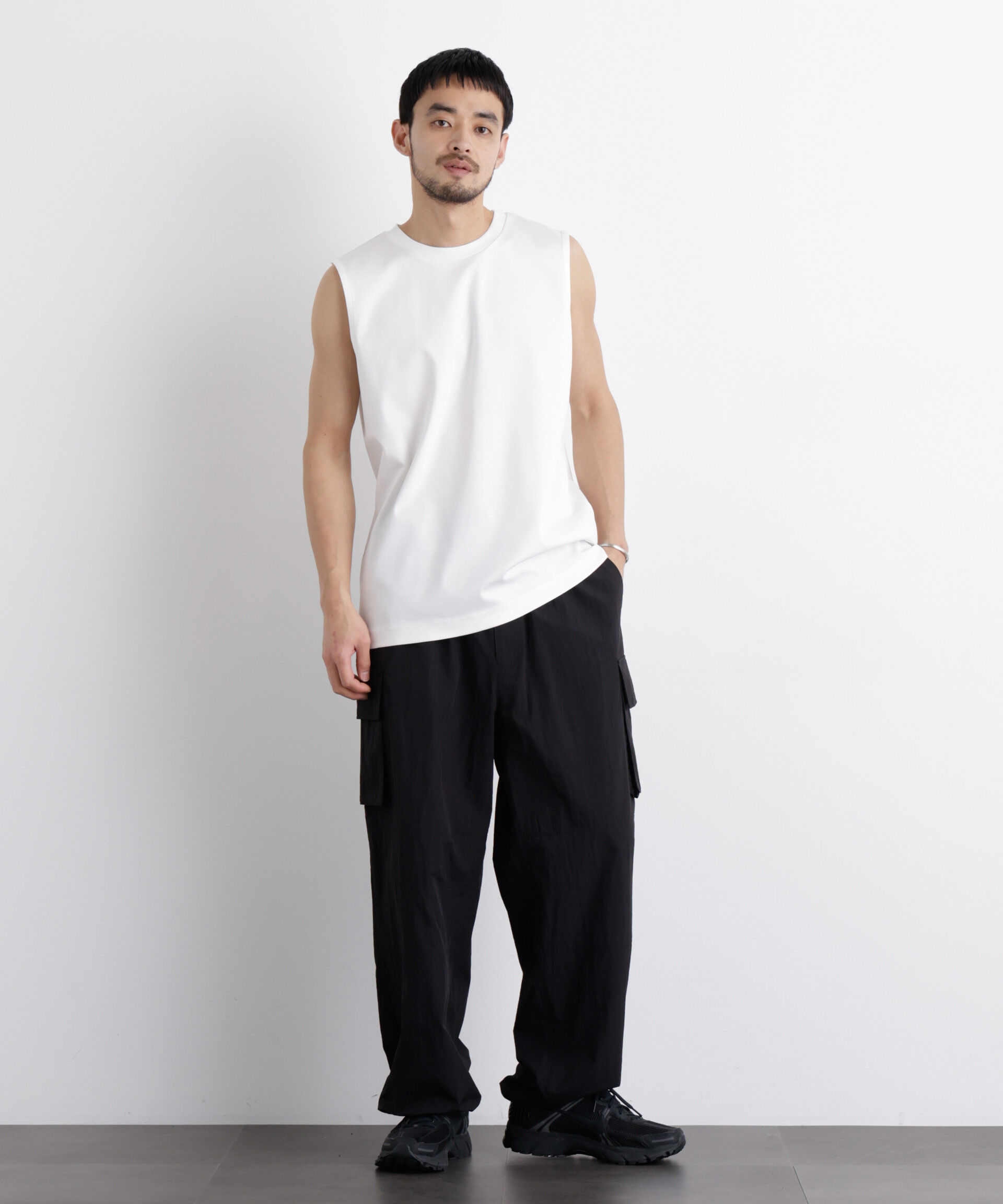 nano･universe「アンチスメル ノースリーブ Tシャツ」|Tシャツ・カットソー|