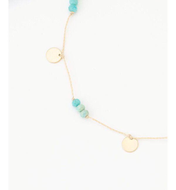 自由区「【カタログ掲載】ストーンメタルプレートコード ネックレス」|ネックレス|