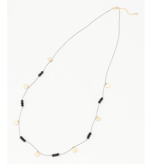 自由区「【カタログ掲載】ストーンメタルプレートコード ネックレス」|ネックレス|シルバー系