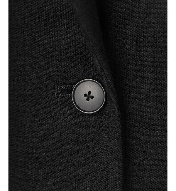 自由区「【セットアップ対応】ライトリネンライクショートスリーブ ジャケット」|テーラードジャケット|