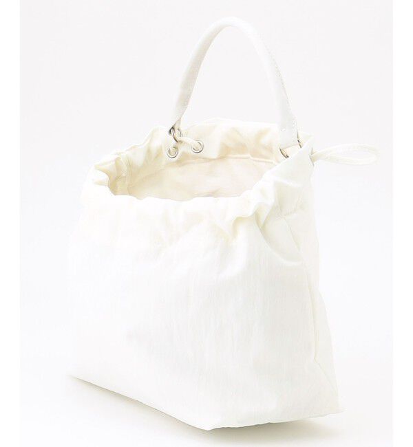 BEIGE,「【一部店舗限定】MARY AL TERNA / WRING ナイロンワンハンドルミニバック」|ハンドバッグ|