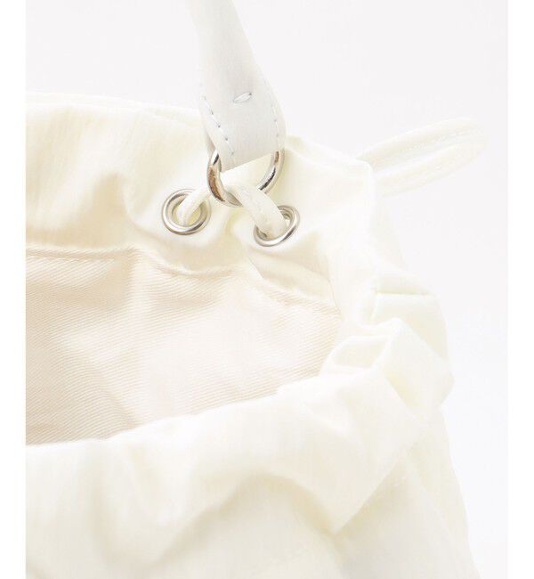 BEIGE,「【一部店舗限定】MARY AL TERNA / WRING ナイロンワンハンドルミニバック」|ハンドバッグ|