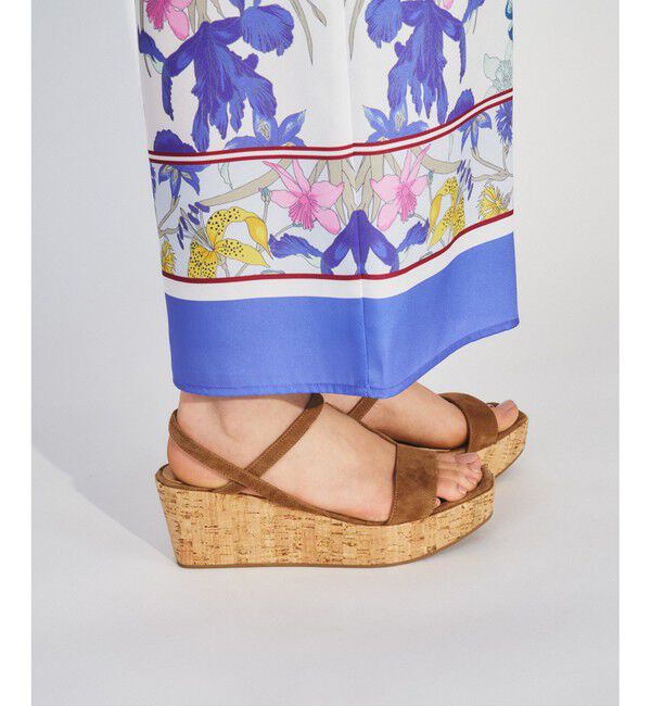  「FABIO RUSCONI コルクウェッジサンダル」|サンダル|