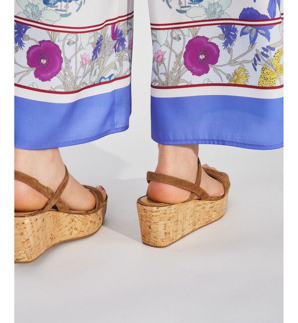  「FABIO RUSCONI コルクウェッジサンダル」|サンダル|