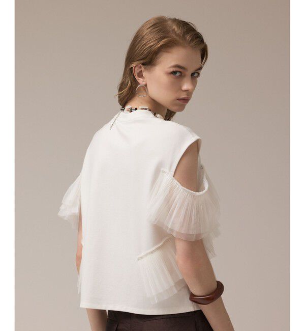 Diagram「プリーツチュールカットトップ」|Tシャツ・カットソー|