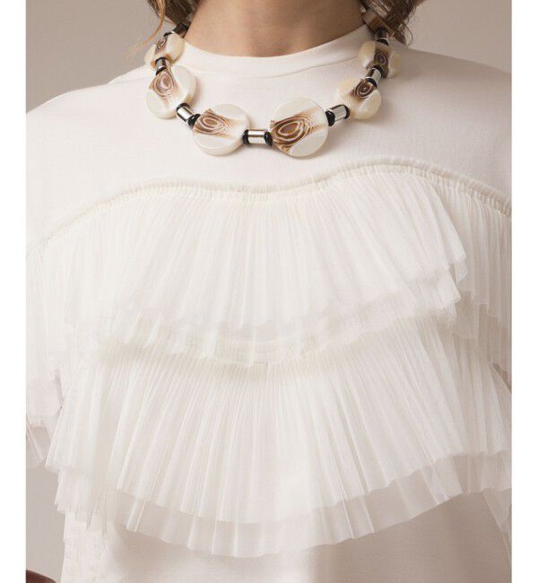 Diagram「プリーツチュールカットトップ」|Tシャツ・カットソー|