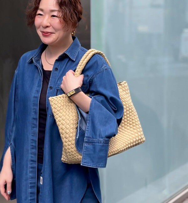 NOLLEY'S「メッシュトートバッグM【MD 二見☆別注カラーあり】」|トートバッグ|ベージュ