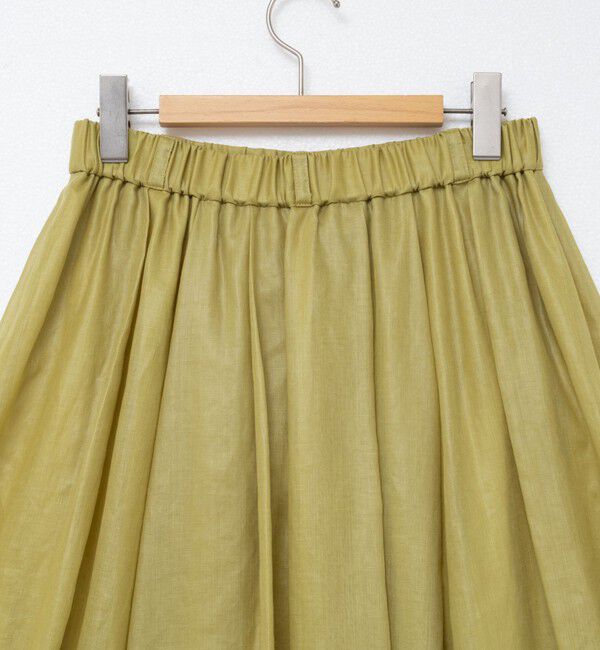 NOLLEY'S「シアーチンツタックスカート」|フレア|