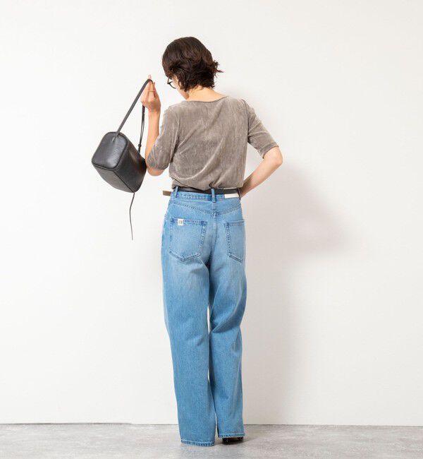 NOLLEY'S「フロッキーチュールボートネックプルオーバーカットソー」|Tシャツ・カットソー|