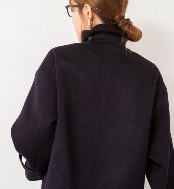 NOLLEY'S「ウールカシミヤダブルブレストコート」|ピーコート|
